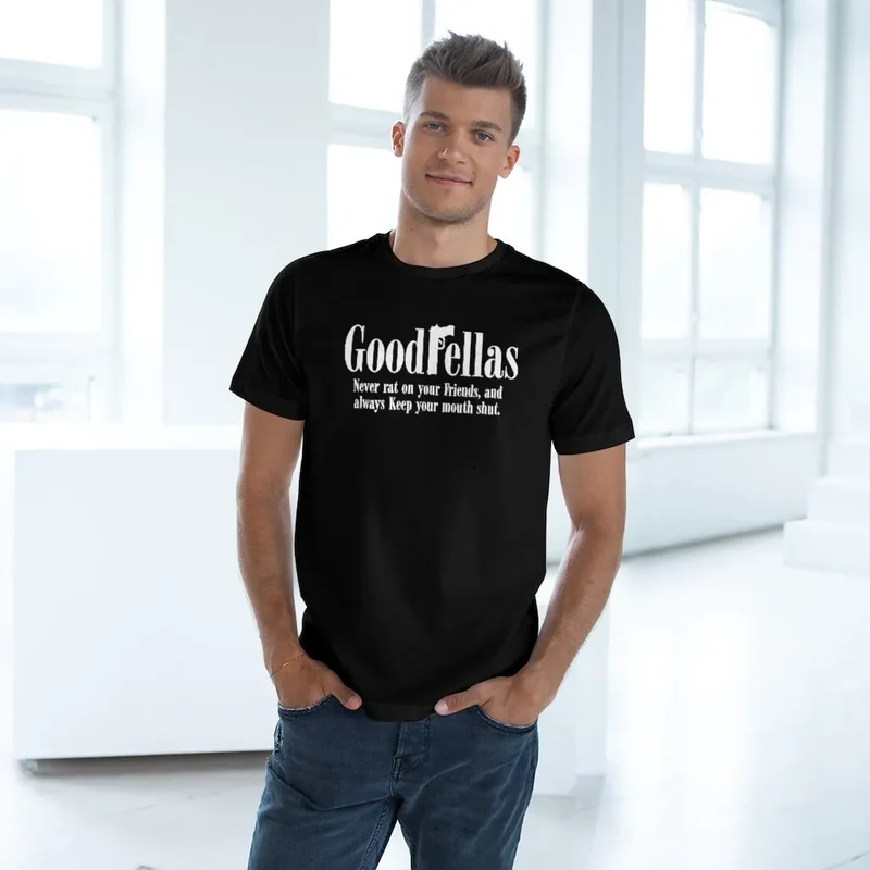 Never Rat on your Friends and always Good Mobster T-shirt