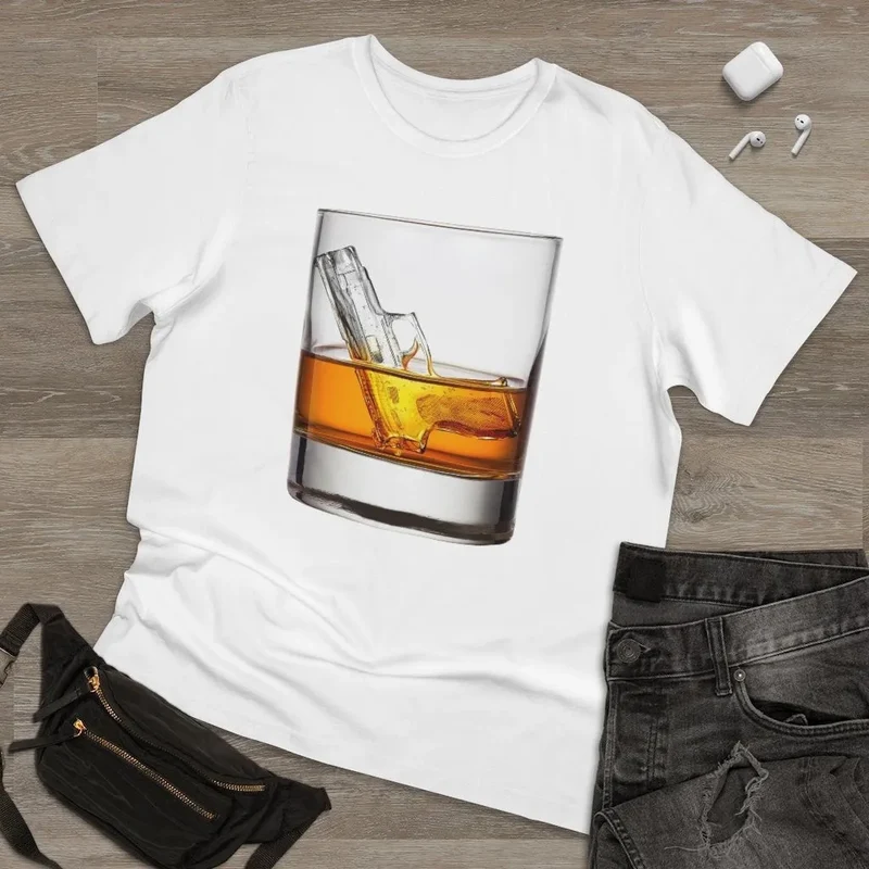 Boss Man Drink Whiskey like Real Gentleman Mobster T-shirt