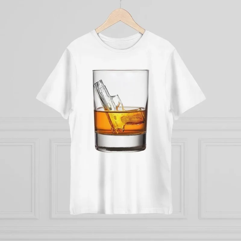 Boss Man Drink Whiskey like Real Gentleman Mobster T-shirt