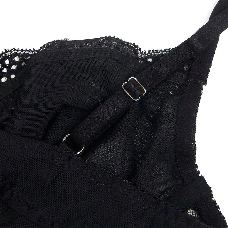 body dentelle noire rehausseur confortable élégant sensuel séduisant délicat floral extensible nylon élasthanne entrejambe ouvert audacieuse glamour soyeux