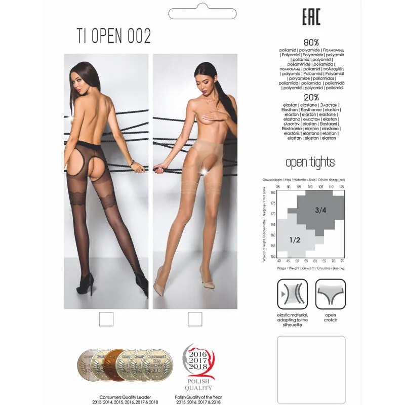 collant bas noir ouverture cuisses femme moderne luxe 20 deniers confectionné européen hypoallergénique résistant confortable sophistiqué élégant sensualité