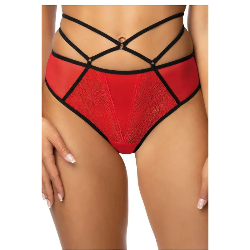 Strings Loren modèle 204077 Mat lingerie sexy satin dentelle élasthanne polyamide elastique taille ajustable