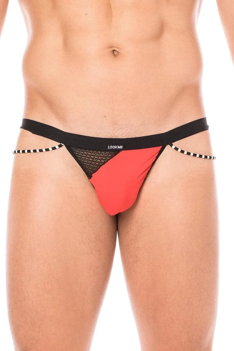 string homme sexy tendance confortable douceur seconde peau filet opacité cordelettes polyamide élasthanne collection urbaine branché charme