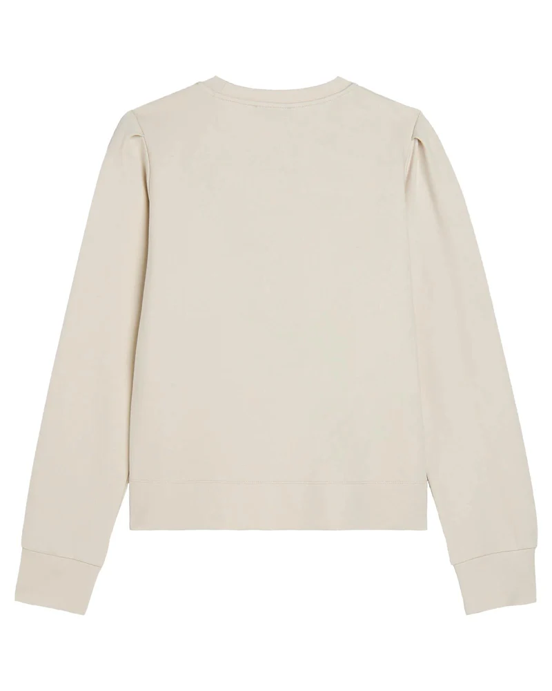 Felpa Girocollo Con Strass Donna
