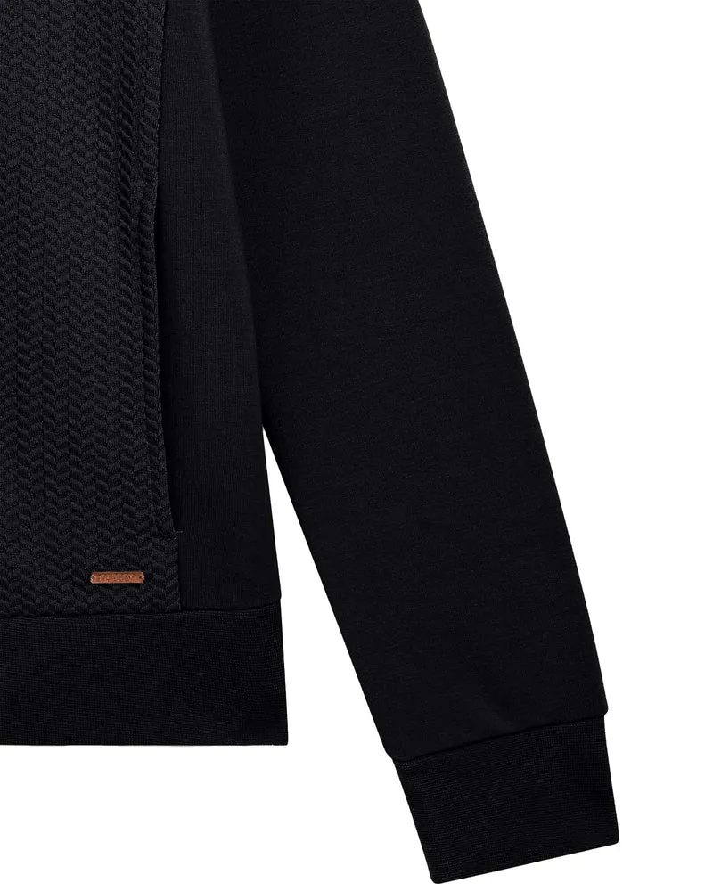 Felpa Full Zip Con Collo Alto Donna