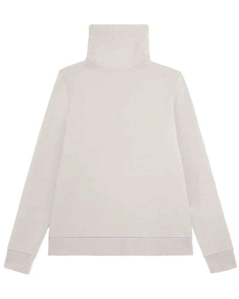 Felpa Full Zip Con Collo Alto Donna