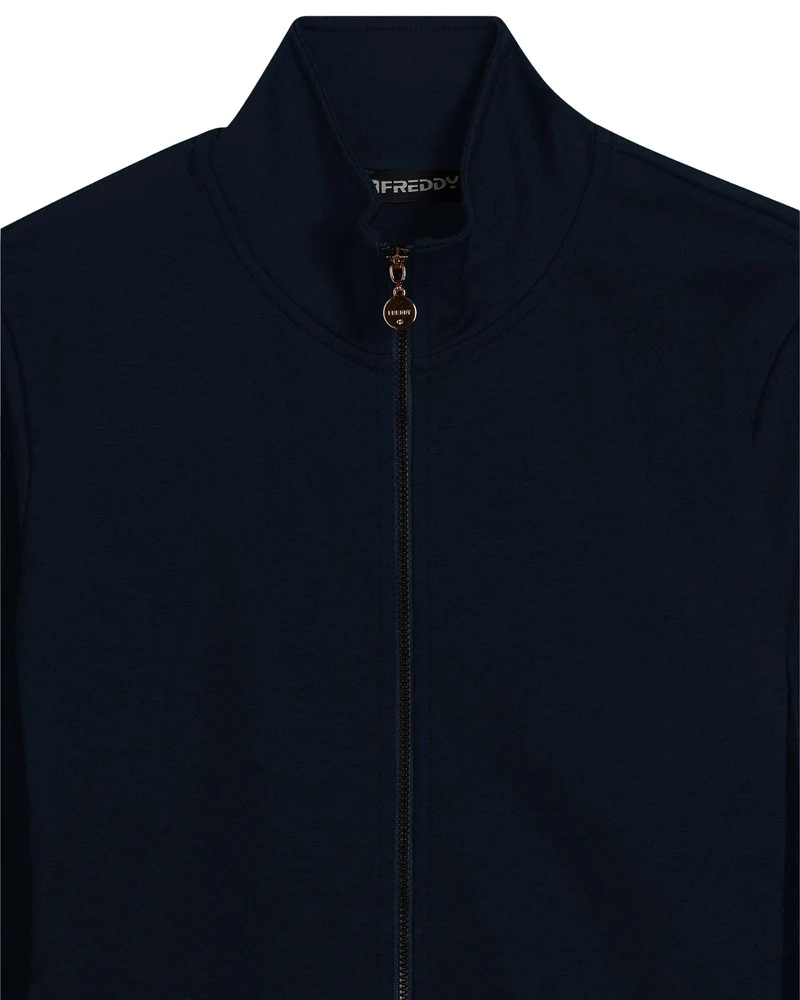 Felpa Full Zip In Viscosa Donna