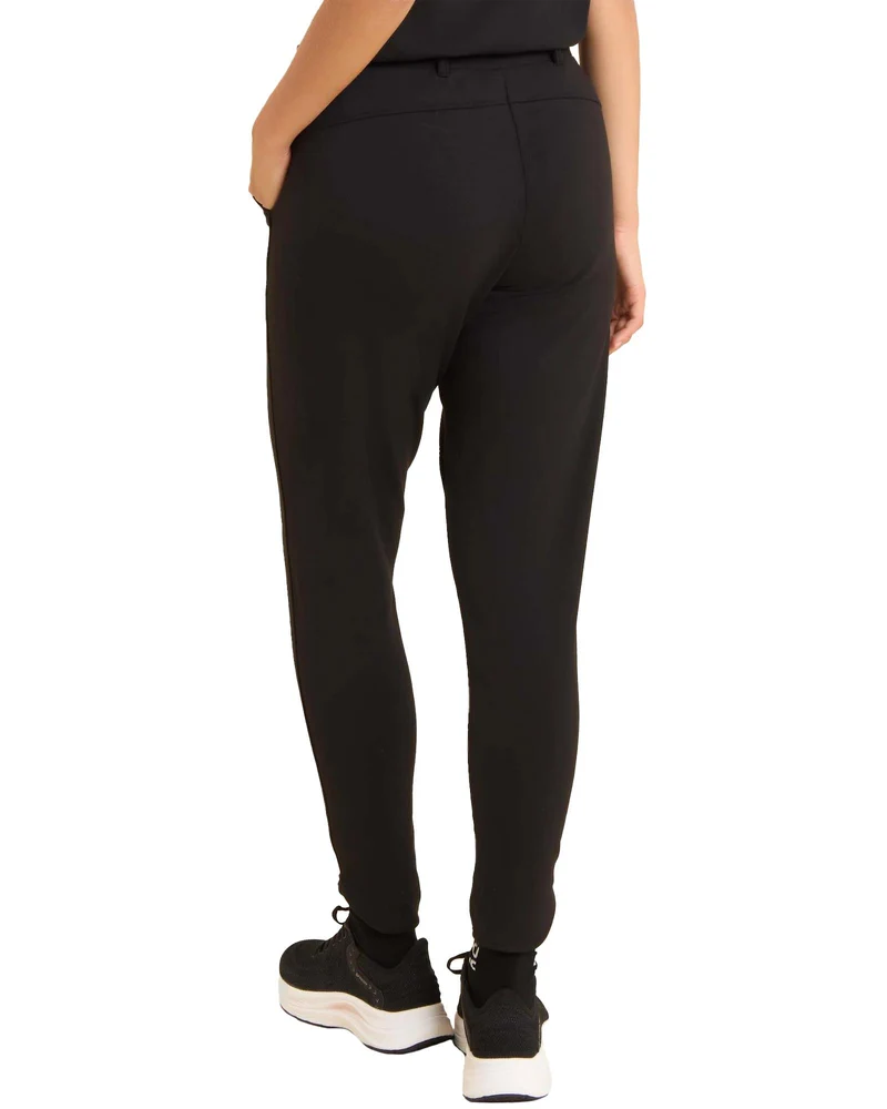 Pantaloni Slim Fit Con Spacchi Laterali Donna