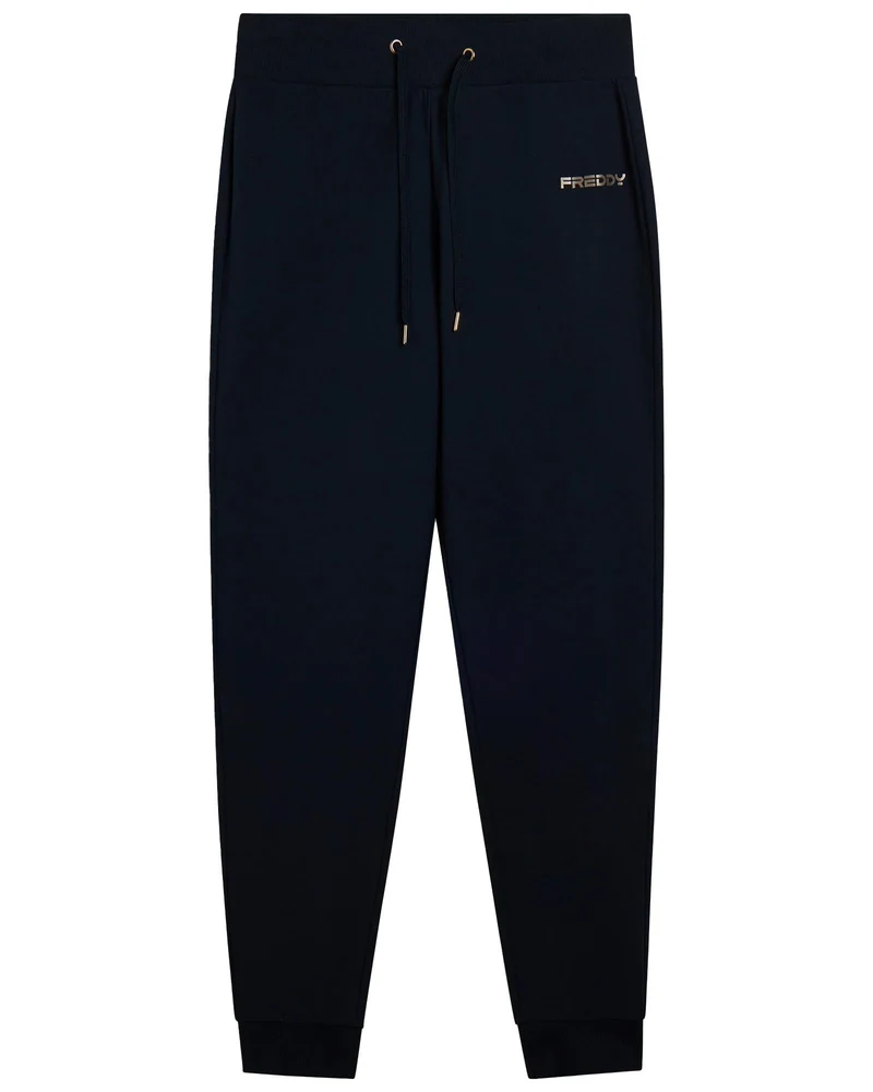 Pantaloni Con Caviglia A Costina Donna