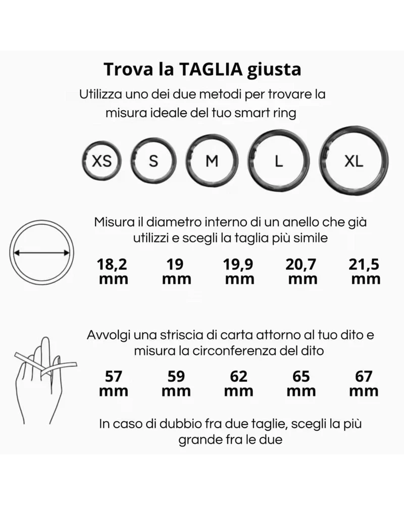 Anello Smart Fitring Con Dispaly - XL