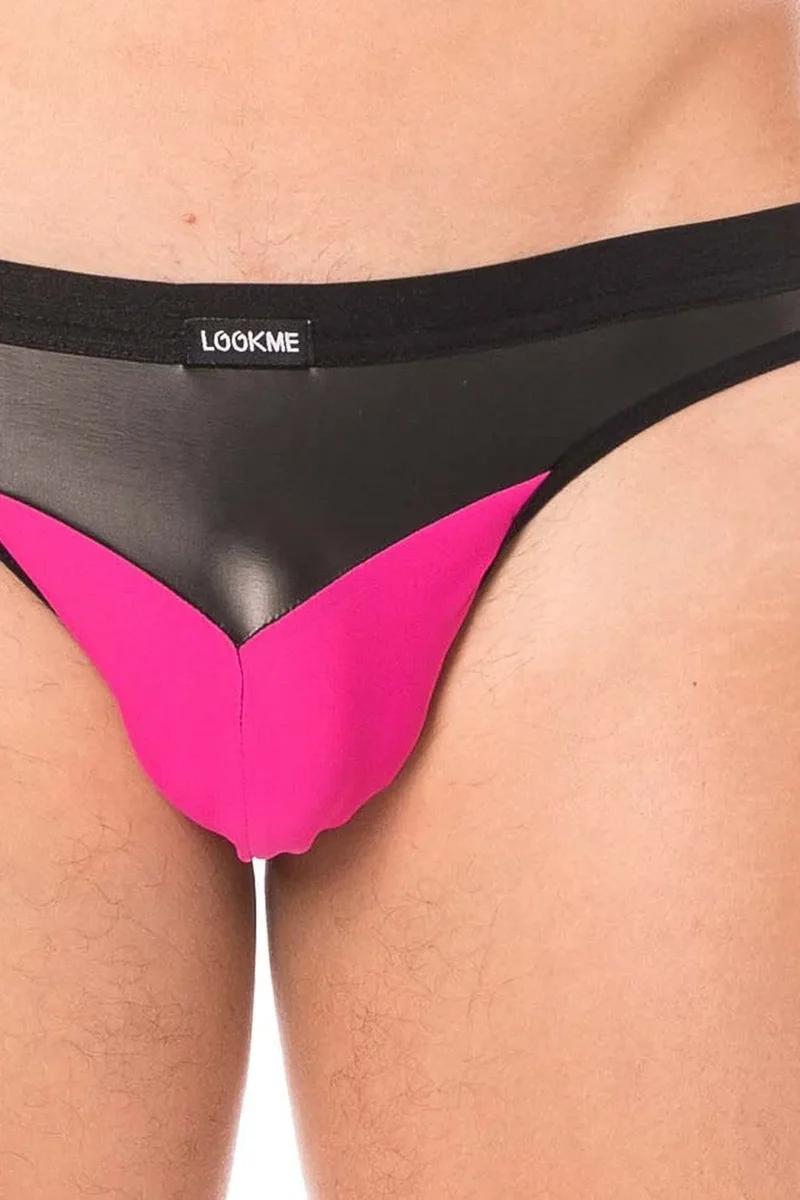 suspensoir confortable tissu élastique magenta maintien optimal bandes arrière douceur respirant durable polyester élasthanne sexy homme
