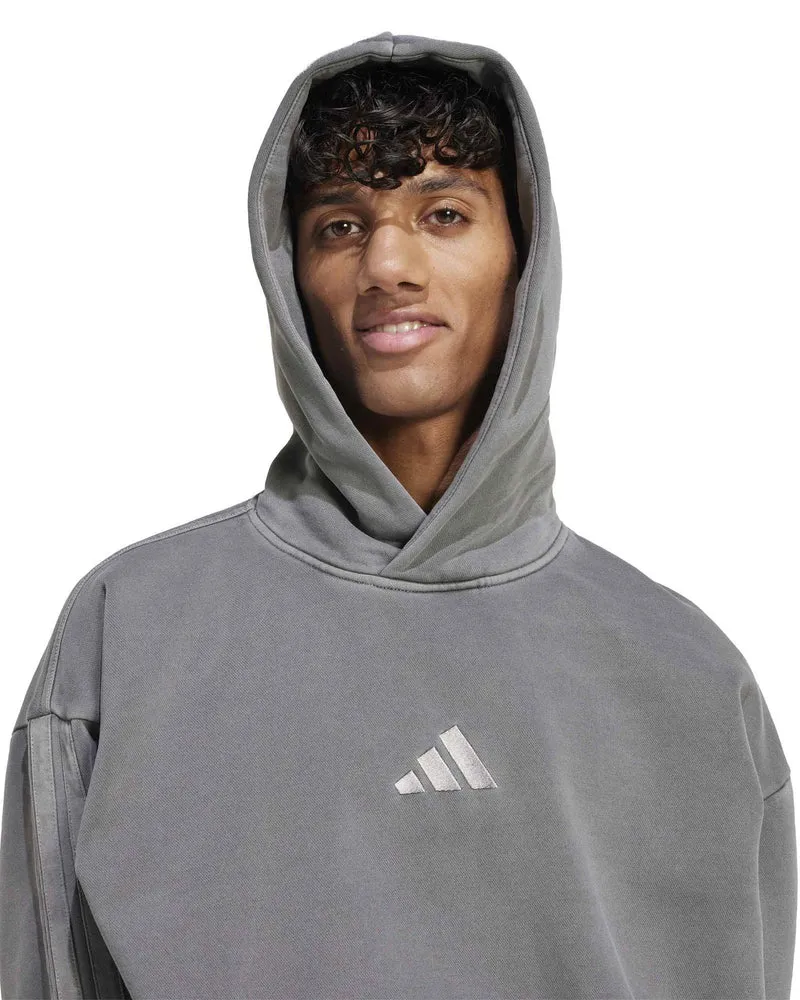 Felpa Uomo Con Cappuccio Lavata In Pile All SZN