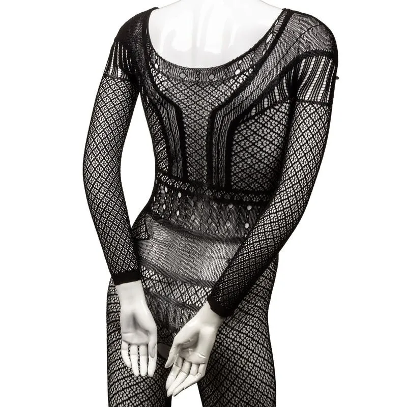 body dentelle grande taille séduisant sans entrejambe maille respirante sensuel confortable extensible transparente maintien silhouette charme