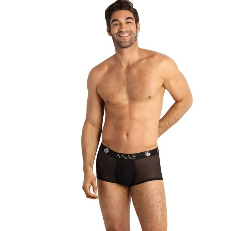 boxer ajusté sportif jambes longues tulle noir haute qualité confort maintien élastique respirant durable séduction silhouette