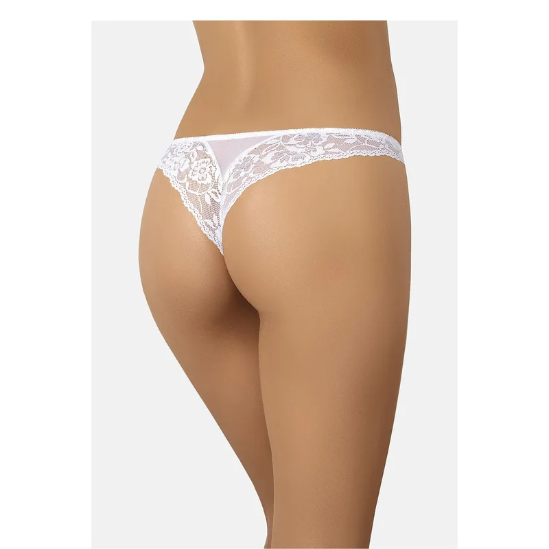 Culottes brésiliennes blanches dentelle florale confort haute qualité Teyli