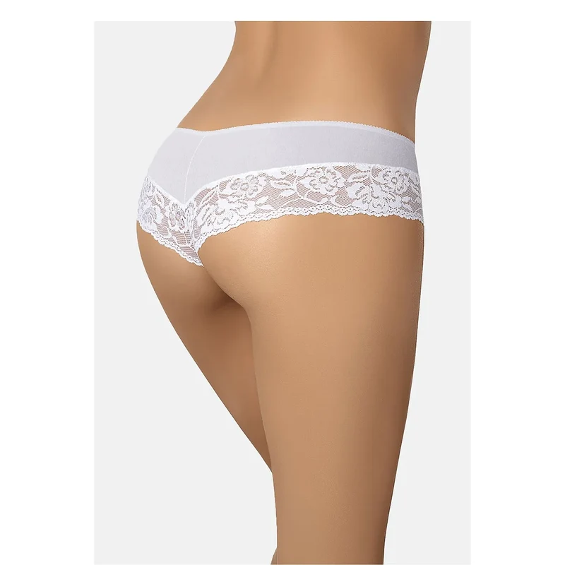 Culottes brésiliennes coton dentelle blanche invisibles confortables Teyli 228806