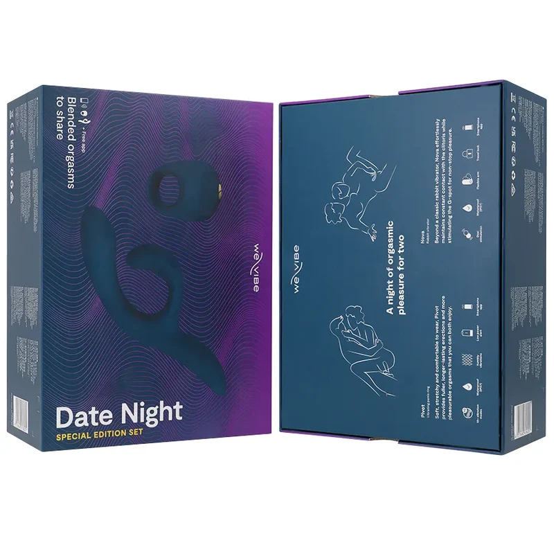 Ensemble Cadeau Romantique Couples Vibromasseur Point G Nova2 Anneau Pénien Vibrant Silicone Doux Extensible Rechargeable Application Contrôle Télécommande