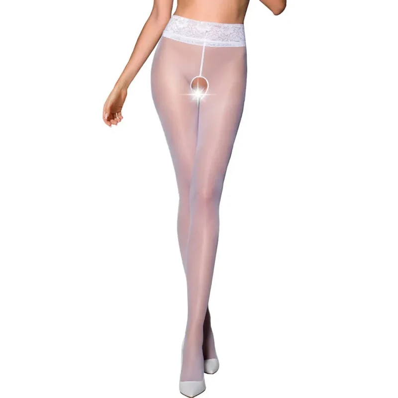 collant dentelle ouverture cuisses femme moderne luxe élégant raffiné confortable respirant finition européenne 30DEN disponible noir rouge blanc