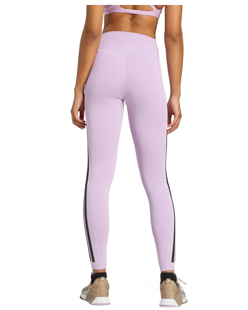 Leggings Donna Optime A 3 Strisce A Tutta Lunghezza