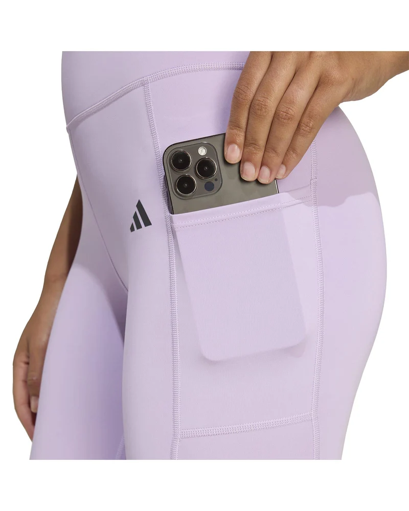 Leggings Donna Optime A 3 Strisce A Tutta Lunghezza