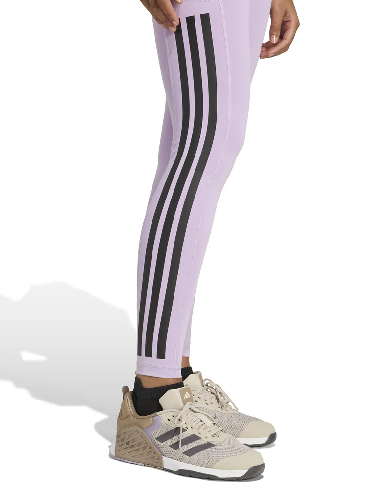 Leggings Donna Optime A 3 Strisce A Tutta Lunghezza
