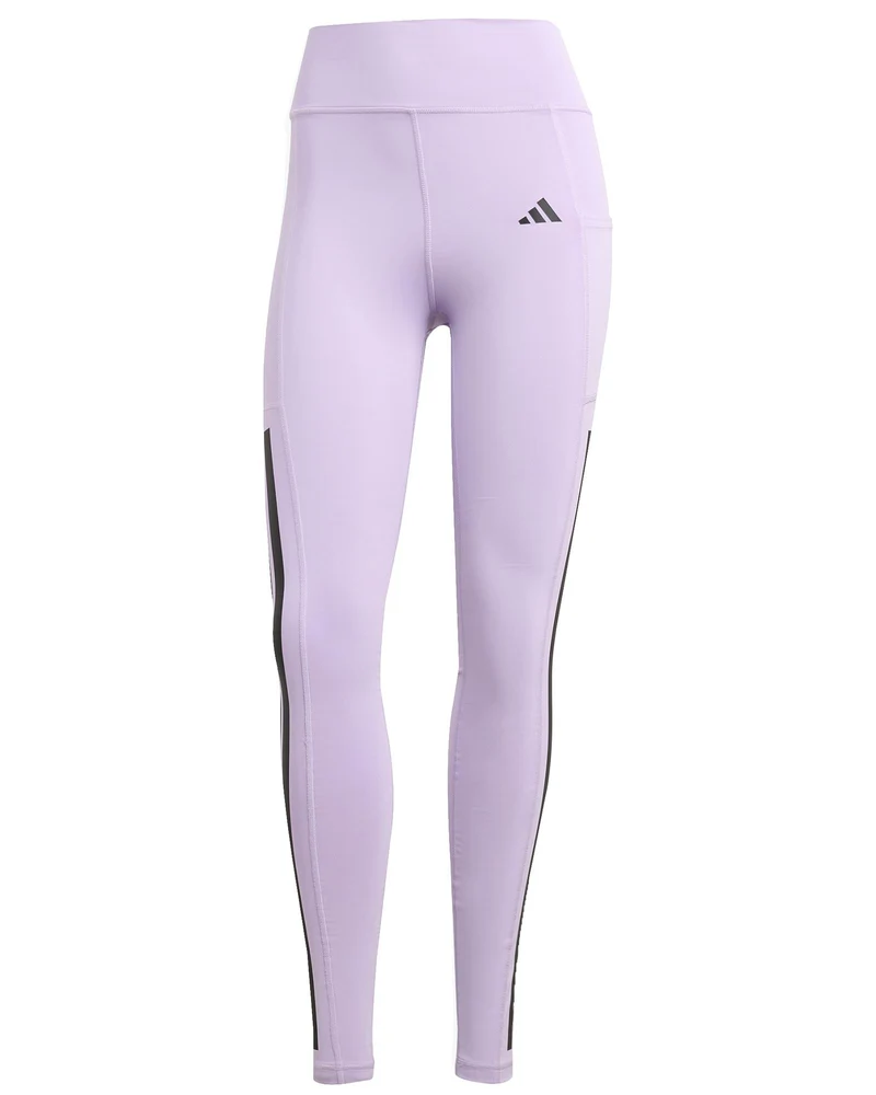 Leggings Donna Optime A 3 Strisce A Tutta Lunghezza