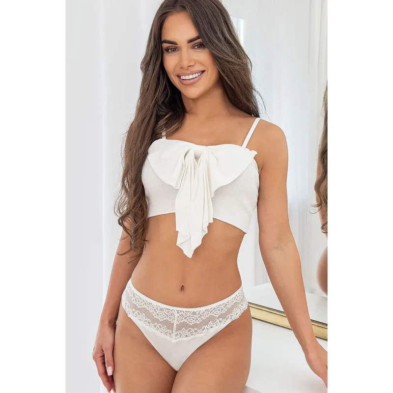 String dentelle viscose confortable élégant femme couleurs intemporelles