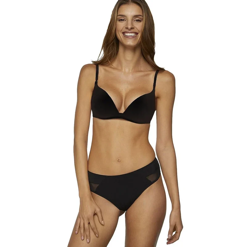 Soutien-gorge push-up en polyamide et élasthanne Kinga tailles variées