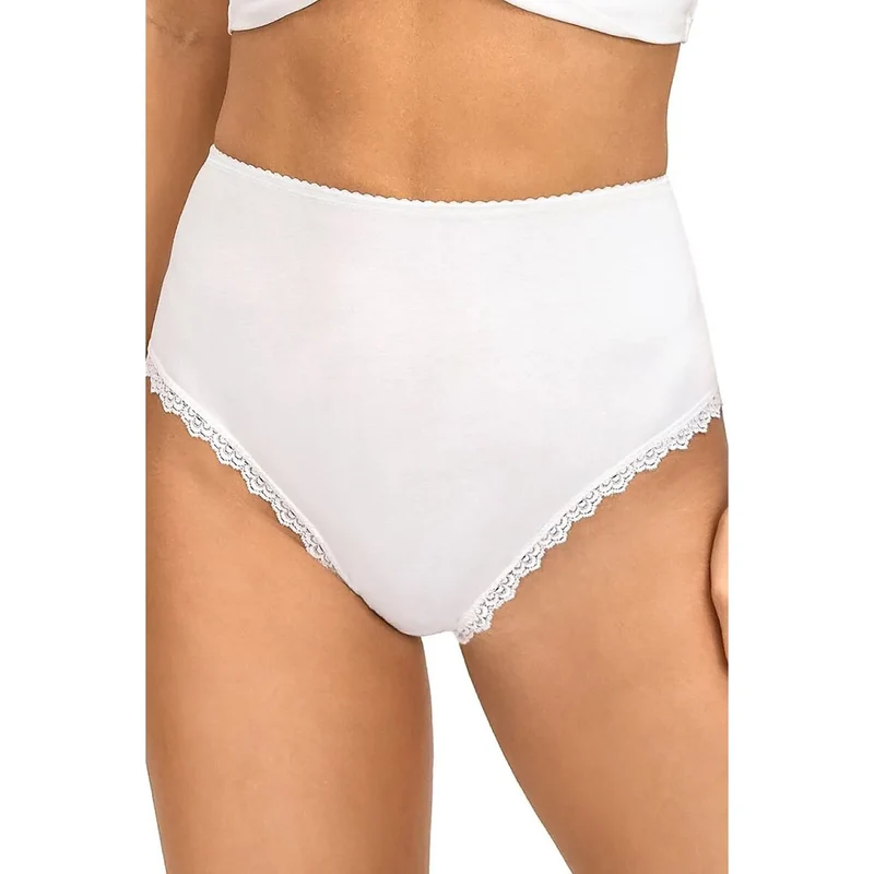 Culottes coton confort dentelle taille haute invisible femmes élégantes 251 Donna
