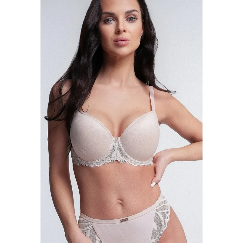 Soutien-gorge rembourré Ava 227783 grande taille élasthanne polyamide confort