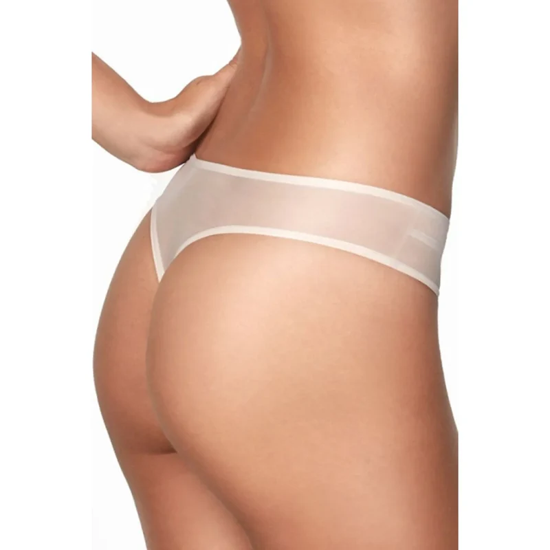 Strings invisibles tulle microfibre coton ions argent confort moderne