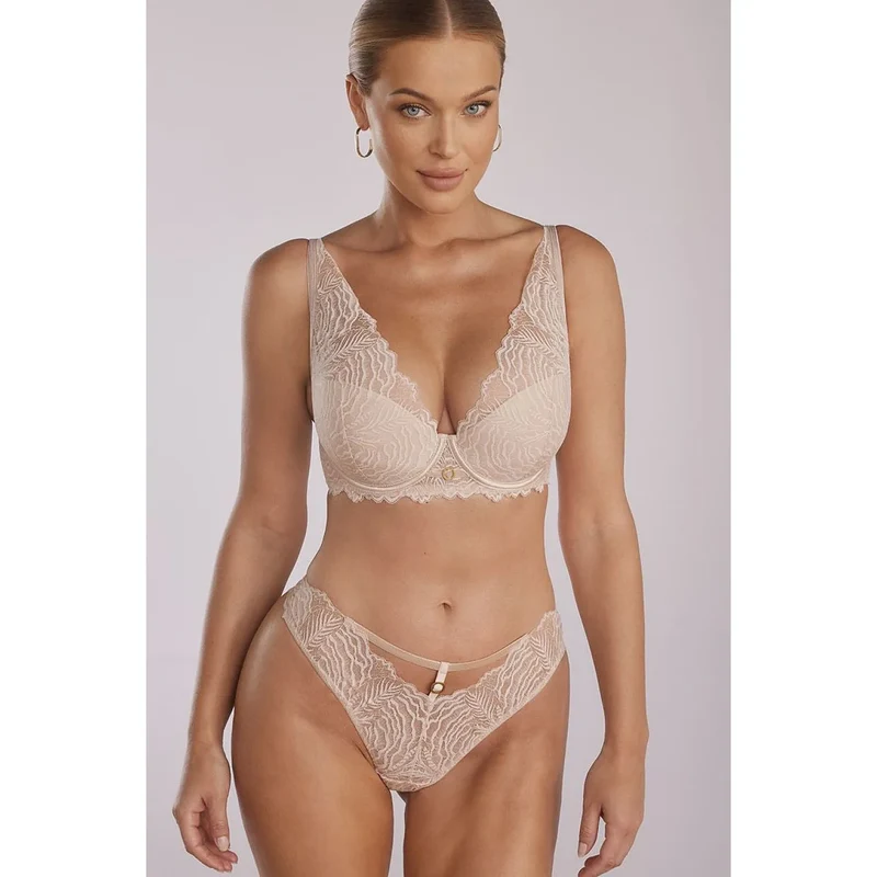 Soutien-gorge push-up bralette dentelle confort quotidien Luna PU-1103