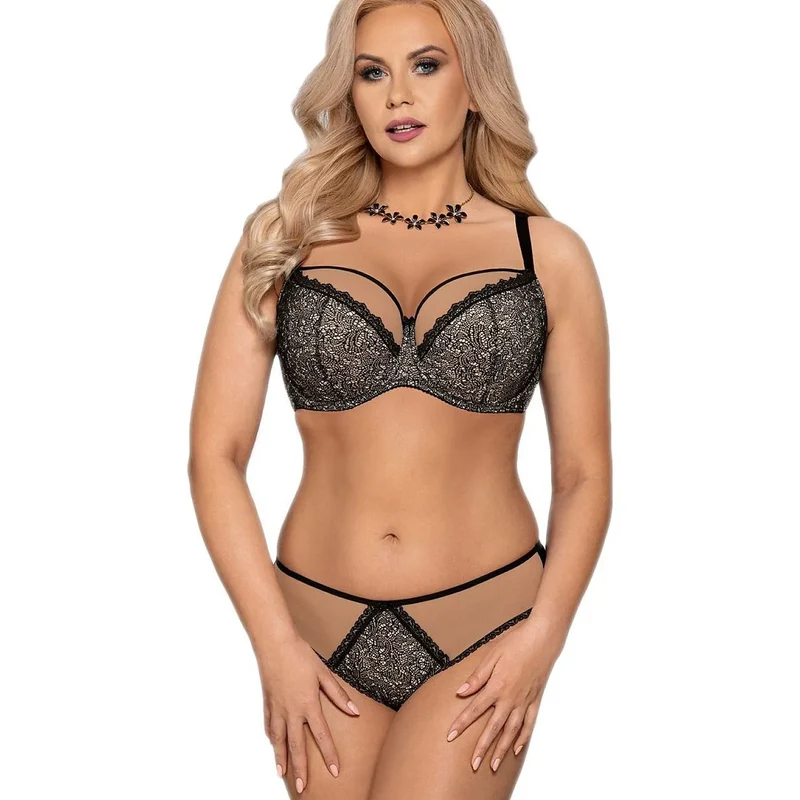 Soutien-gorge semi-soft grande taille en polyamide et élasthanne Vena
