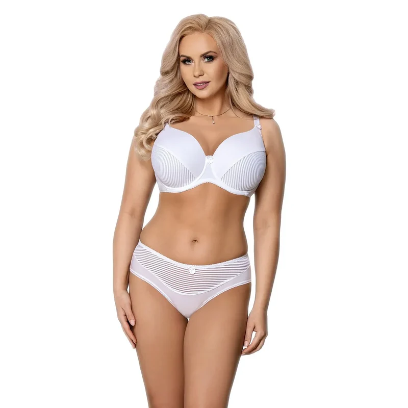 Soutien-gorge rembourré grande taille coton élasthanne polyamide confort ajustable