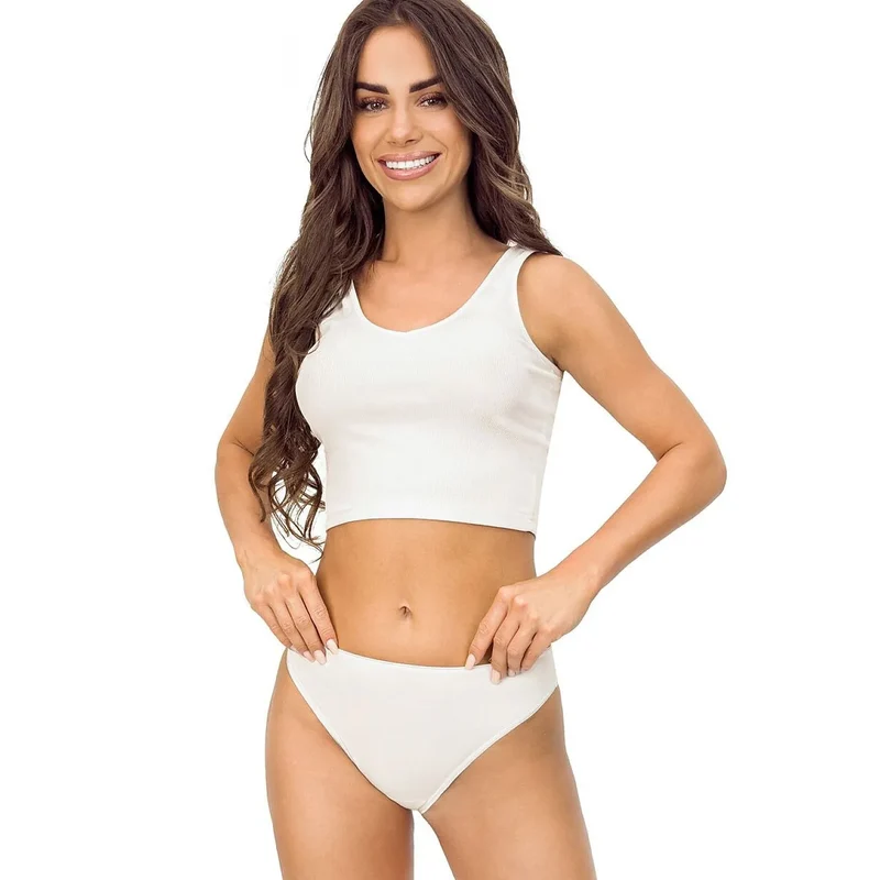 Culottes femme confort dentelle doublure coton cadeau modèle 228534 Donna