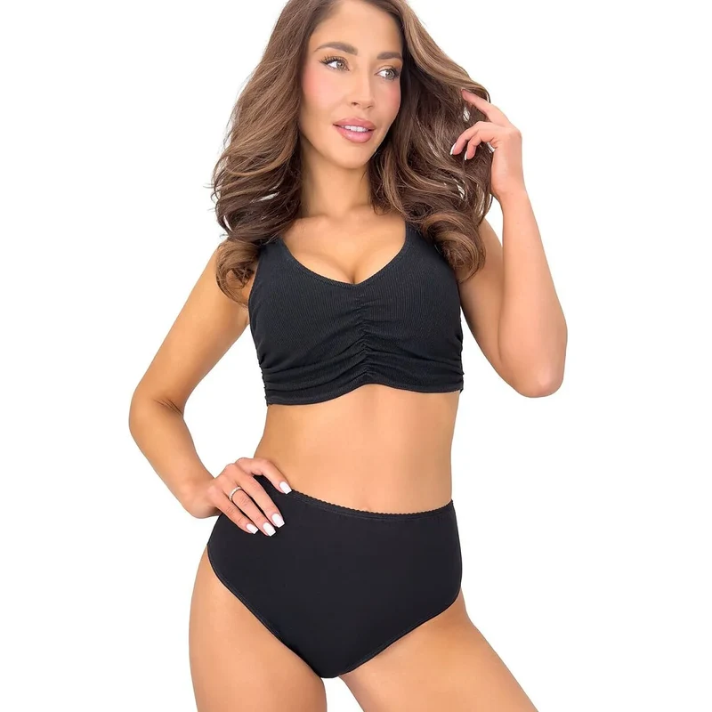 Culottes taille haute coton dentelle confort femme élégance quotidienne