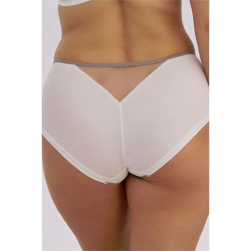 Culottes taille haute confort microfibre dentelle Judith modèle 228497 Gaia
