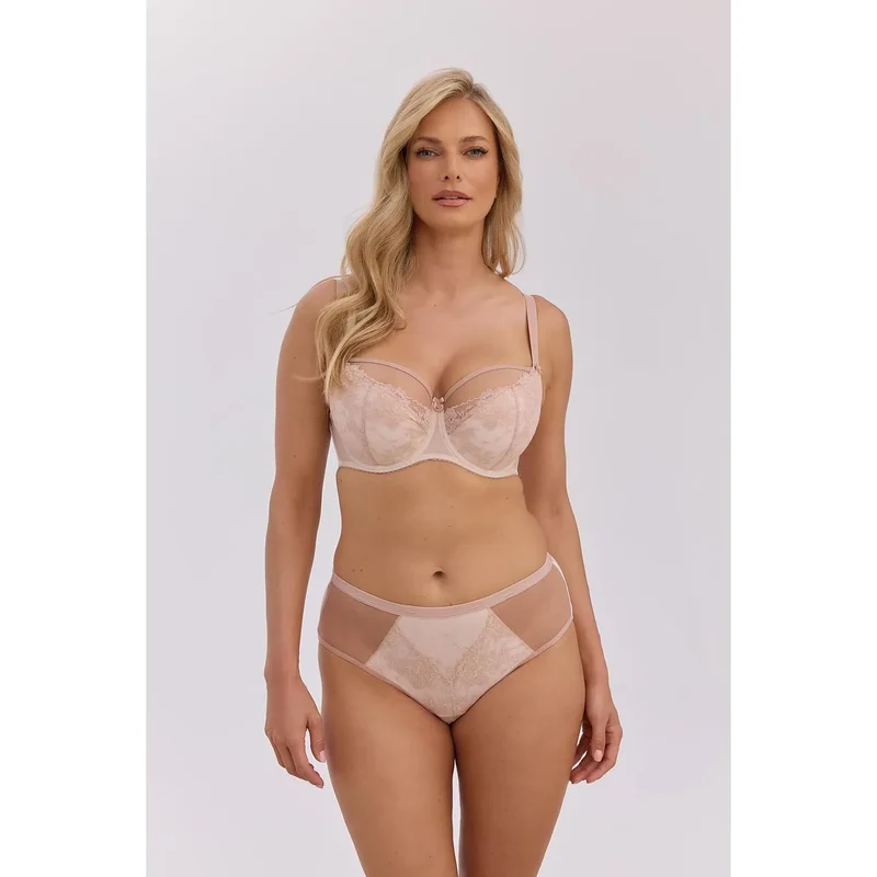 Soutien-gorge semi-soft dentelle tulle Carolina 1352 maintien confortable élégant