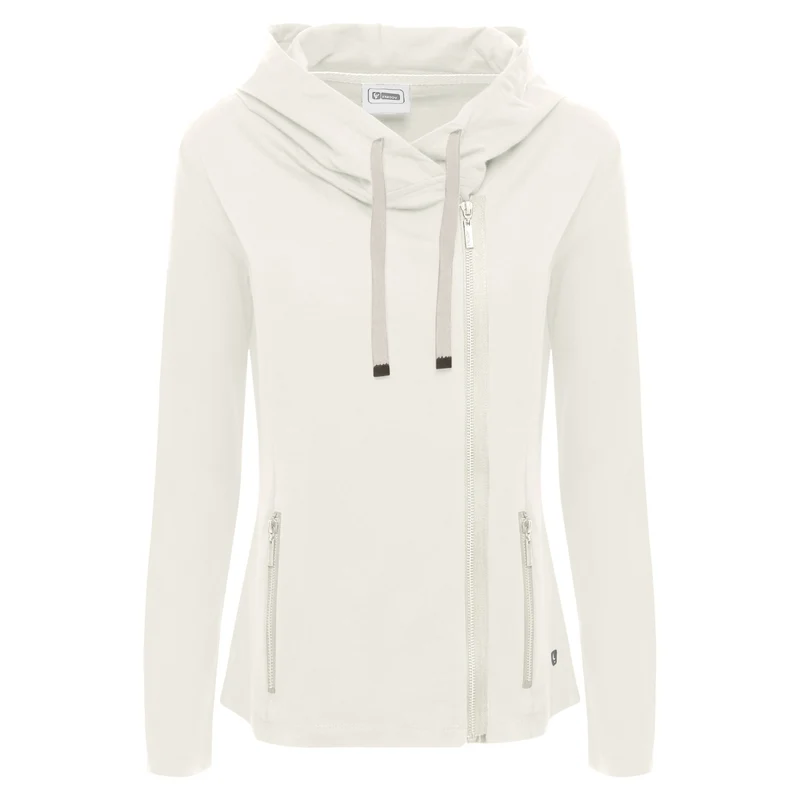 Felpa Donna Zip Laterale
