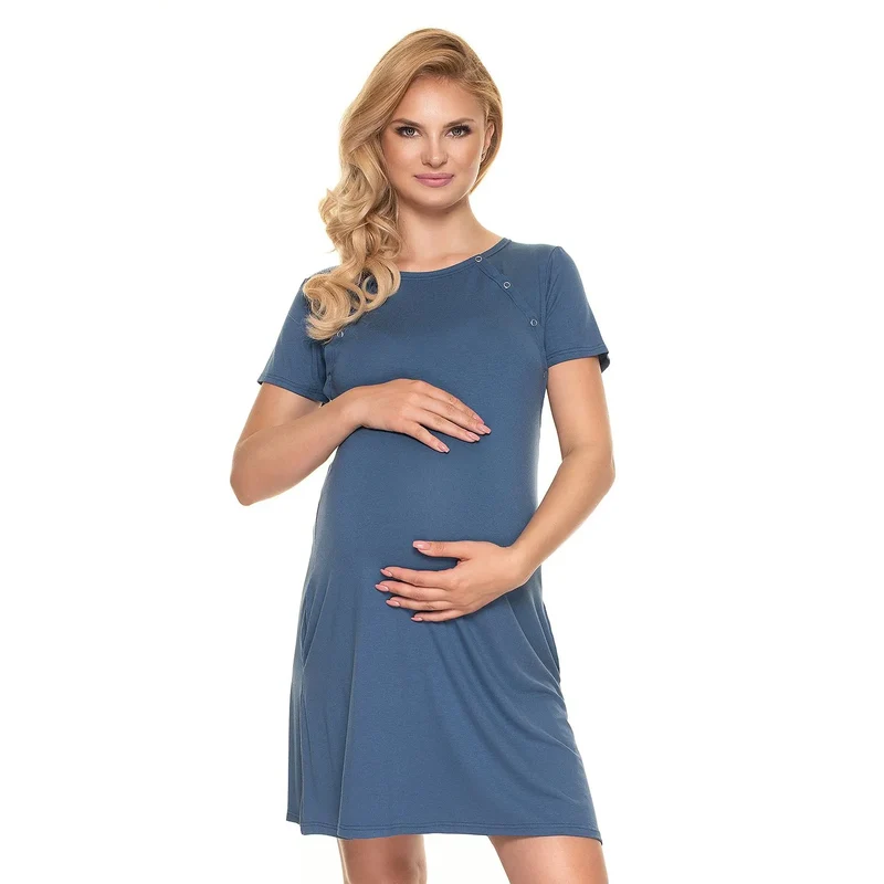 chemise nuit grossesse allaitement viscose élasthanne douce extensible hypoallergénique élégante pratique ajustable confortable soutien poitrine ventre durable tailles