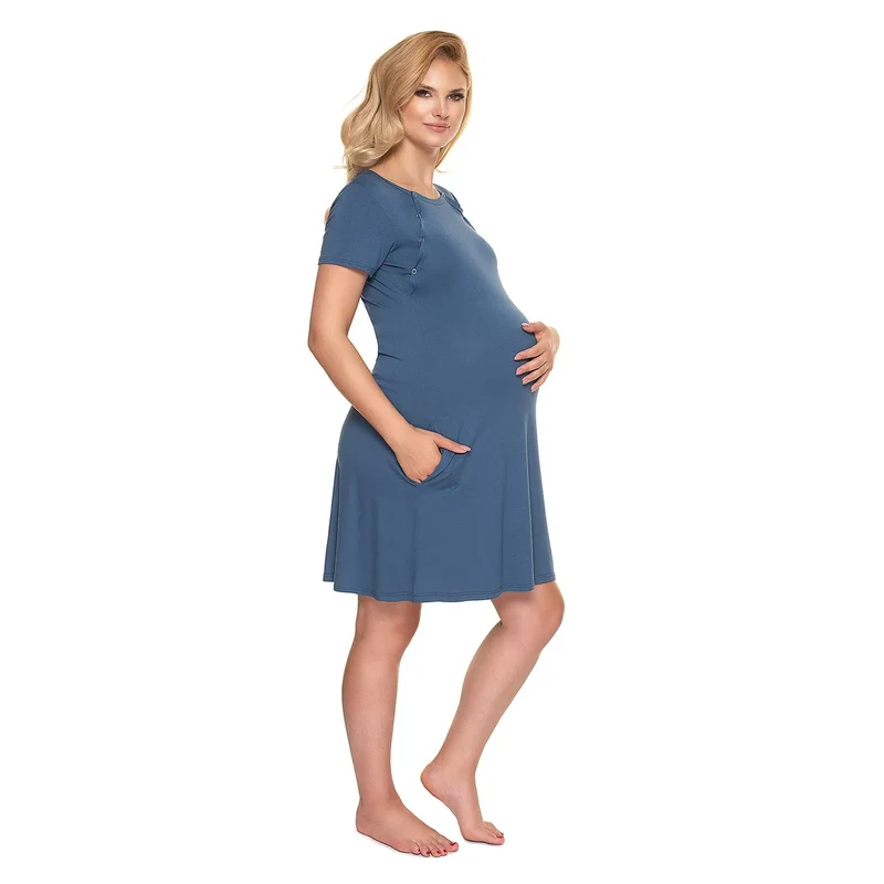 chemise nuit grossesse allaitement viscose élasthanne douce extensible hypoallergénique élégante pratique ajustable confortable soutien poitrine ventre durable tailles
