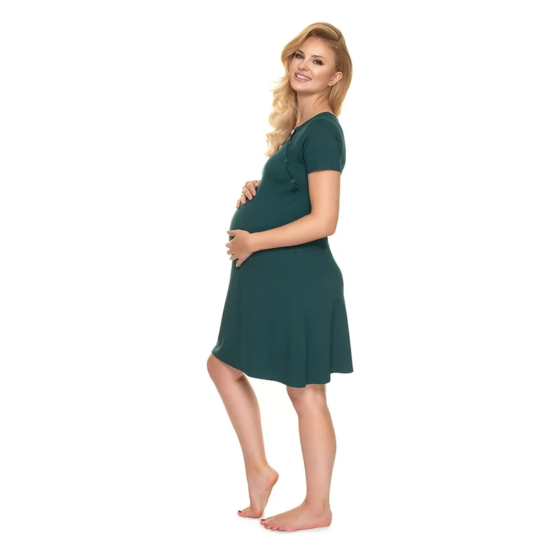 Chemise de nuit maternité nursing elasthanne viscose Pee Ka Boo confortable design élégant pour femme enceinte allaitement nuit jour