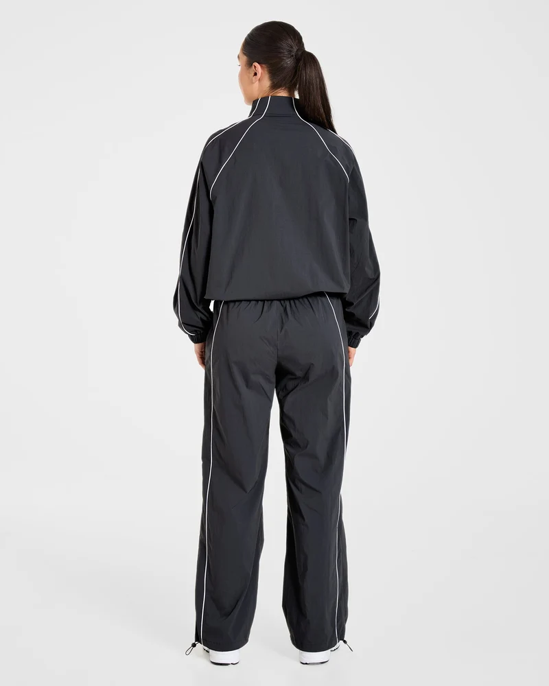 Retro Track Jacket - Noir