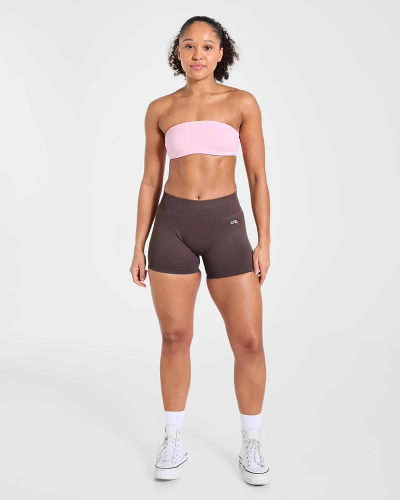 Essential Bandeau Sports Bra - Rose