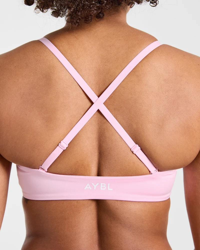 Essential Bandeau Sports Bra - Rose