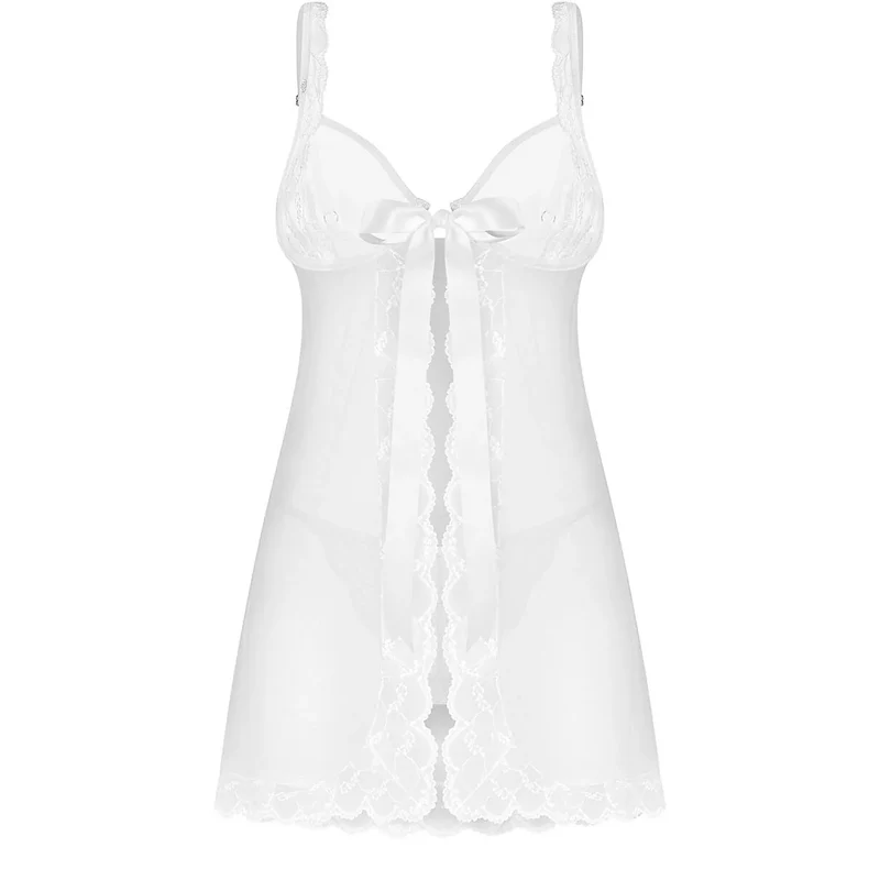 Ensemble lingerie romantique dentelle Weddya Bride occasions spéciales féminine confidentielle