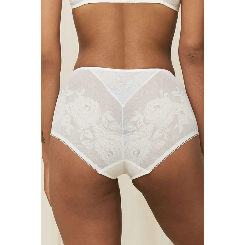Culottes taille haute dentelle invisible confort femme Wild Rose Sensation