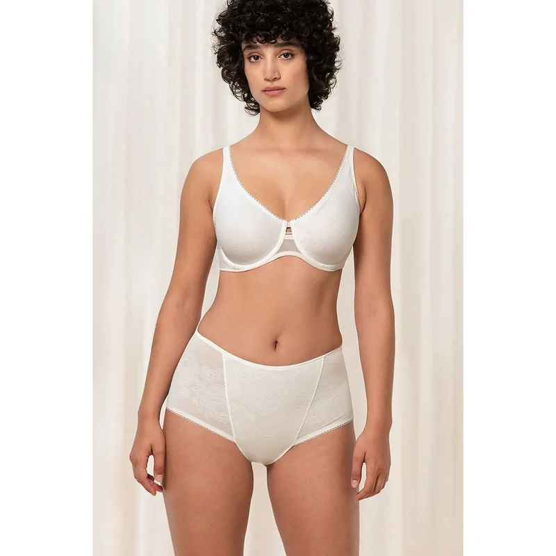 Culottes taille haute dentelle invisible confort femme Wild Rose Sensation