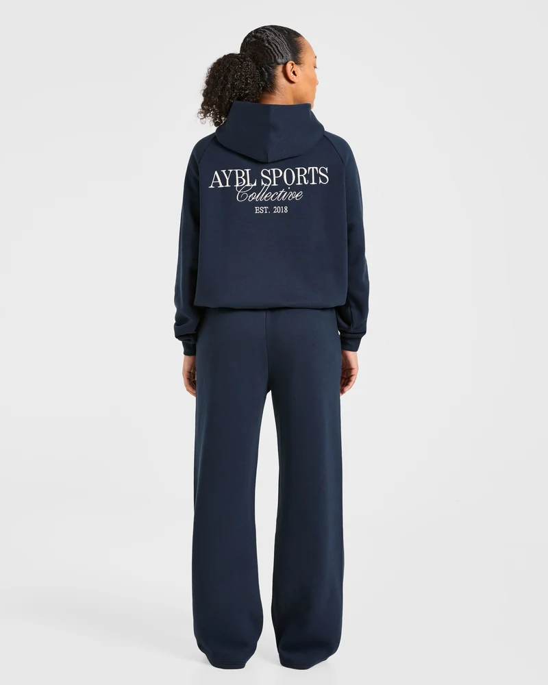 Sports Collective Oversized Hoodie - True Navy