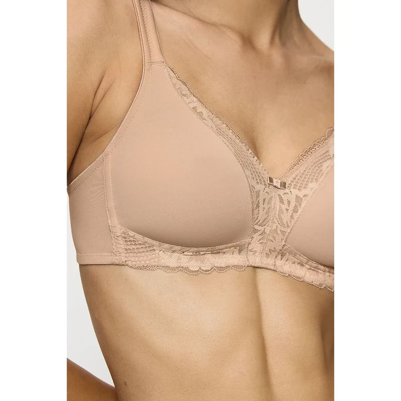 Soutien-gorge modelant sans armatures coton dentelle élégante confort exceptionnel femmes